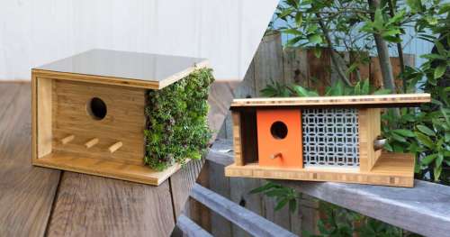 Cet ébéniste réalise des maisons pour oiseaux en s’inspirant des grands noms de l’architecture