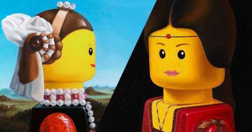 Cet artiste change les portraits peints les plus célèbres en personnages LEGOS