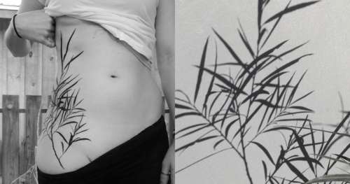 Cet artiste réalise des tatouages à partir de l’ombre des plantes