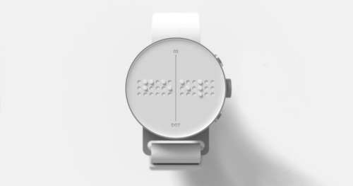 Cette montre en braille permet enfin aux personnes aveugles de lire l’heure