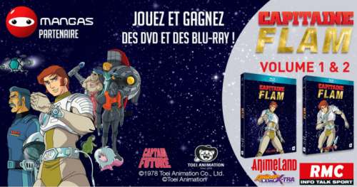 Le mois Capitaine Flam : jouez et gagnez des DVD et Blu-ray !