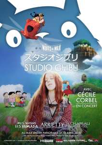 La Nuit Ghibli II avec Cécile Corbel au Max Linder le 14 avril