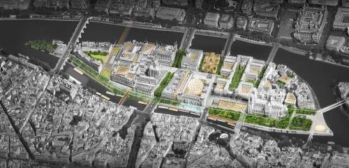 GRAND FORMAT. Paris : visite commentée de l'île de la Cité du futur