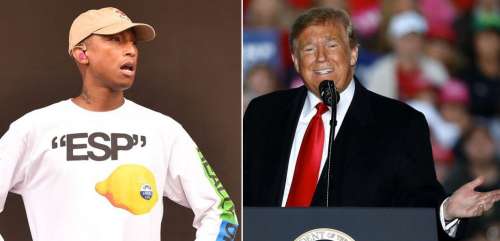 Trump diffuse Happy après la tuerie de Pittsburgh, Pharrell le menace de poursuites