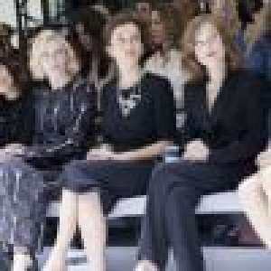 Fashion Week : Isabelle Huppert et Cate Blanchett, studieuses pour Armani