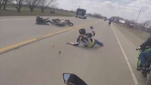Deux motocyclistes sont passés à deux doigts de la mort