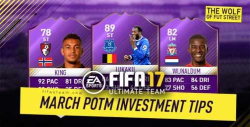 Fifa 17 March Premier League Potm Investment Tips Solutions De Jeux