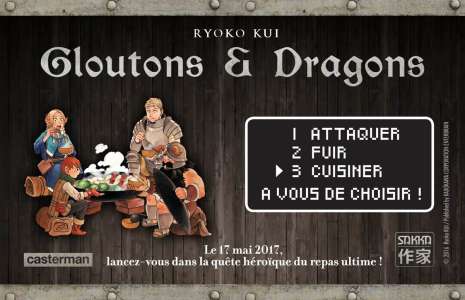 Gloutons & Dragons : la gastronomic fantasy s’invite chez Sakka Casterman !