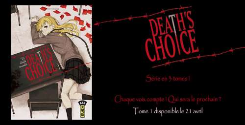 Le Death’s Choice débutera en avril chez Kana !