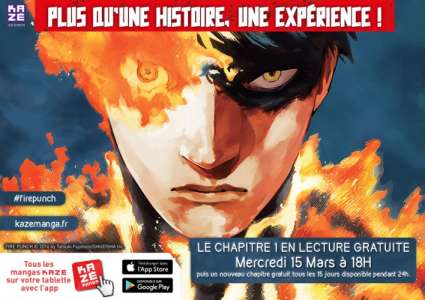 Fire Punch:  Embrase Kazé Manga par des chapitres réguliers !