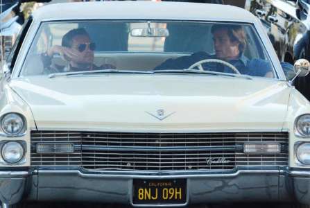 Brad Pitt et Leonardo DiCaprio en vadrouille sur Hollywood Boulevard