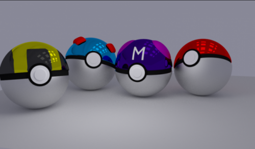 Pokéball, Super Ball, Hyper Ball et Master Ball (Pokemon Go)