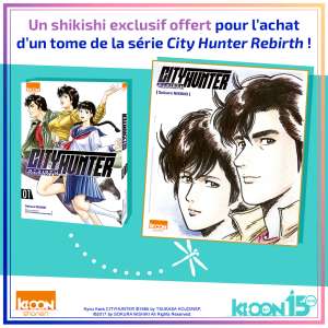 Un shikishi collector pour le prochain tome de City Hunter Rebirth