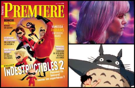 Au sommaire de Première n°486 : Les Indestructibles 2, Benicio Del Toro, Vanessa Paradis, Totoro…