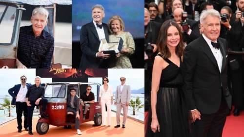 Harrison Ford, star du jour à Cannes pour soutenir Indiana Jones 5... et recevoir une Palme d'or ![photos]