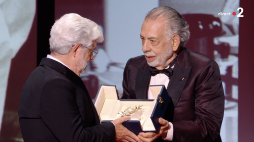L’émouvante Palme d’or d’honneur de George Lucas remise par Coppola [vidéo]