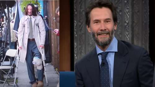 Keanu Reeves s'est blessé sur le tournage de la comédie d'Aziz Ansari : 