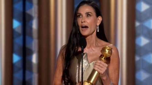 Demi Moore sous le choc : elle remporte son premier prix majeur grâce à The Substance