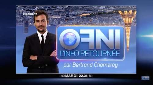 Audience : « OFNI, l’info retournée » de Bertrand Chameroy en hausse sur le public féminin