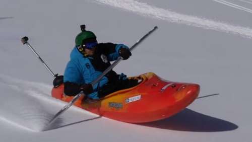 Du kayak sur neige dans les Pyrénées