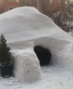 Un igloo en location dans les rues de New-York