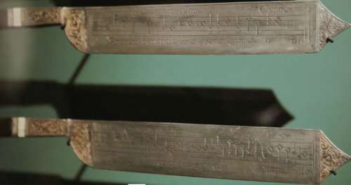 Après 500 ans de silence, ces partitions gravées sur des couteaux sont jouées pour la première fois