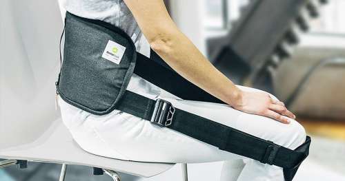 Cette ceinture légère et facile à porter vous protège des douleurs lombaires