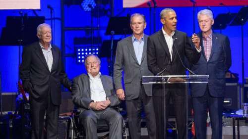 Obama, Clinton, Bush, Carter... Tous réunis pour un concert de charité après les ouragans