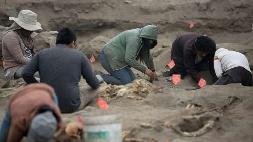 Un gigantesque site de sacrifice rituel d'enfants découvert au Pérou