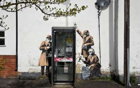 Une oeuvre de Banksy estimée à un million d'euros détruite en Angeleterre