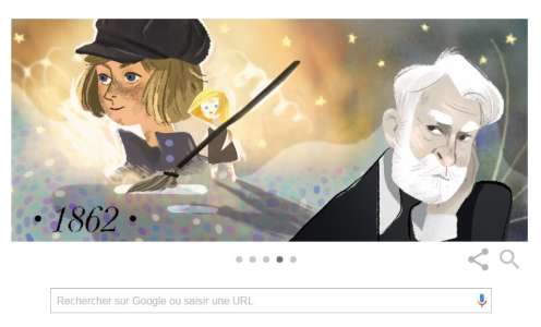 Google rend hommage à Victor Hugo