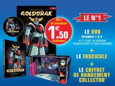 Hachette lance une collection DVD de Goldorak