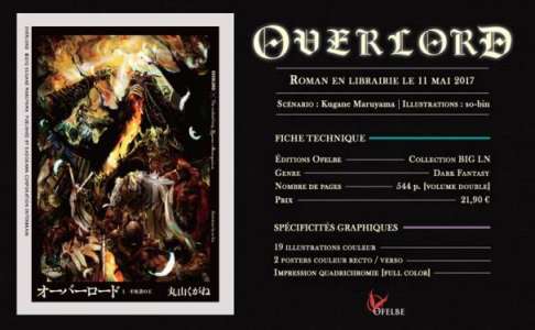 Le Light-Novel Overlord sortira chez Ofelbe en mai !