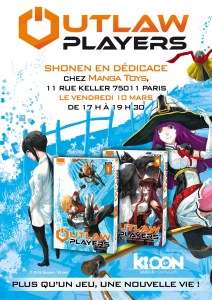 L’artiste Shonen (Outlaw Players) en dédicace à la librairie Manga Toys de Paris