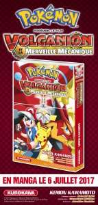 Le manga Pokémon Volcanion et la merveille mécanique chez Kurokawa