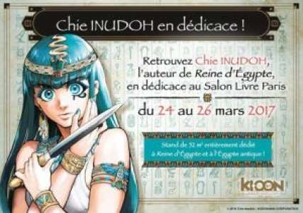 Ki-oon : l’auteure Chie Inudoh (Reine d’Egypte) invitée au Salon Livre Paris