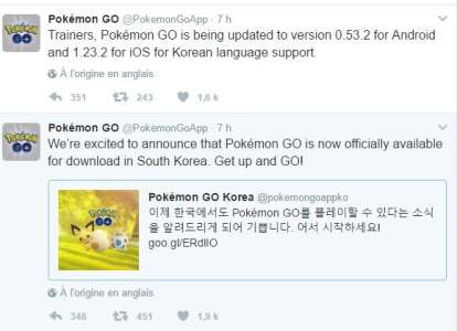 La Corée du Sud s’ouvre à Pokemon Go