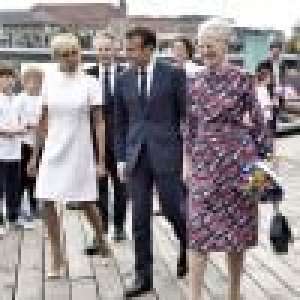 Brigitte Macron : Première dame chic avec la princesse et la reine du Danemark