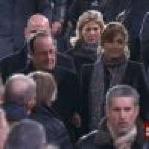 Obsèques de Johnny : Julie Gayet et Hollande soudés, Brigitte Macron en larmes