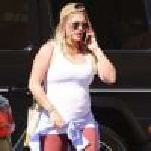 Hilary Duff enceinte : Joli ventre arrondi en bikini