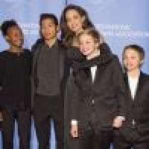Angelina Jolie, fière de ses six enfants : 