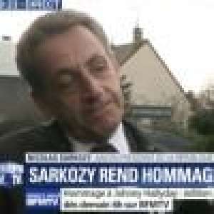 Nicolas Sarkozy et Carla Bruni se recueillent devant le corps de Johnny Hallyday