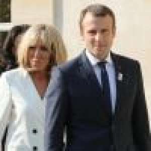 Emmanuel et Brigitte Macron réunis à l'Élysée, le couple célèbre le foot féminin