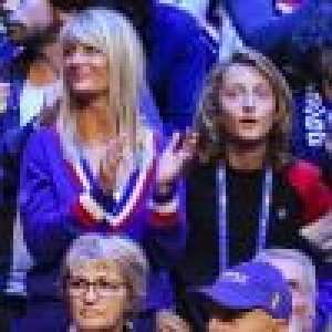Coupe Davis : Yannick Noah soutenu par sa femme Isabelle et leur fils Joalukas