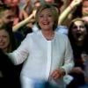 Hillary Clinton : Victorieuse aux côtés de Bill, sa fille Chelsea 