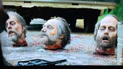 La tête de Johnny Depp dans «Walking Dead»
