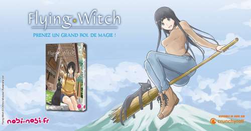 Le manga「 Flying Witch 」rejoindra le catalogue de Nobi-Nobi !