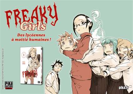 Le manga「 Freaky Girls  」paraîtra chez Pika au mois de février !