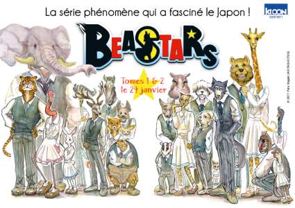 « Beastars » : les plus humains des animaux élisent domicile chez Ki-oon !