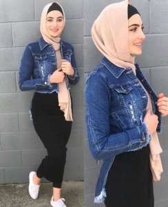 Spring skirts with hijab style
